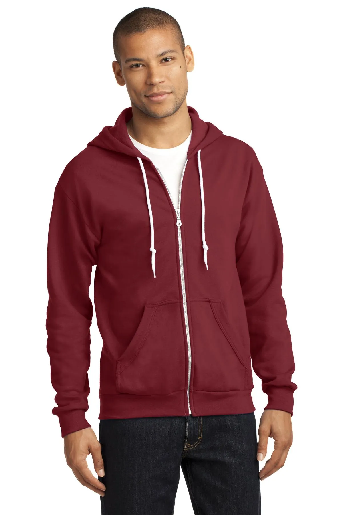 Anvil Full-Zip Hooded Sweatshirt. 71600