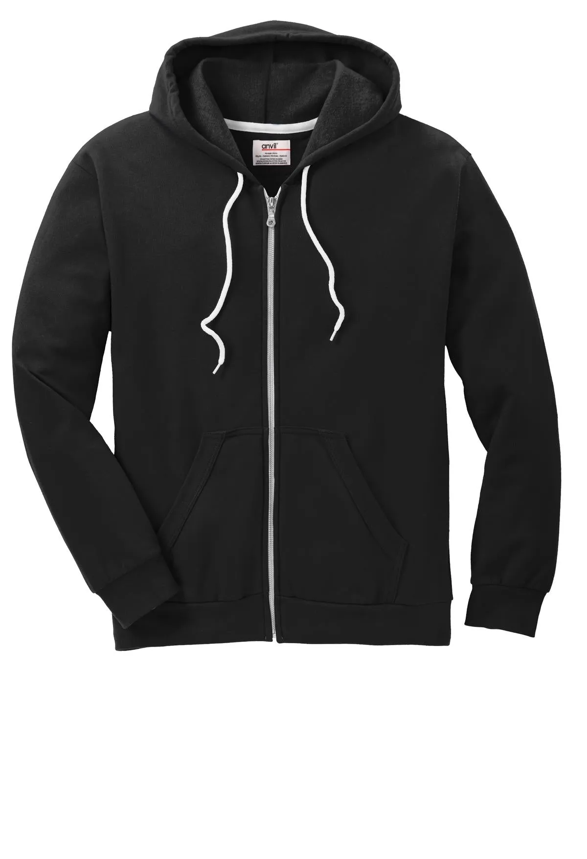 Anvil Full-Zip Hooded Sweatshirt. 71600