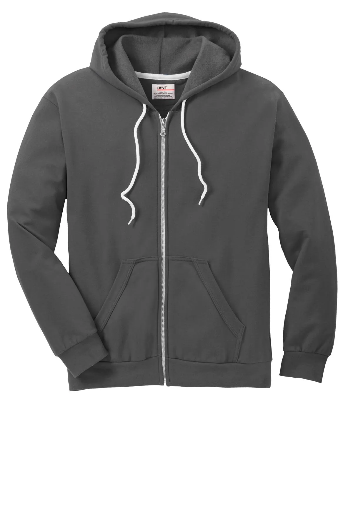 Anvil Full-Zip Hooded Sweatshirt. 71600