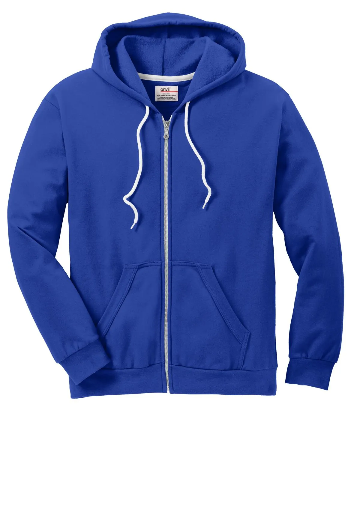 Anvil Full-Zip Hooded Sweatshirt. 71600