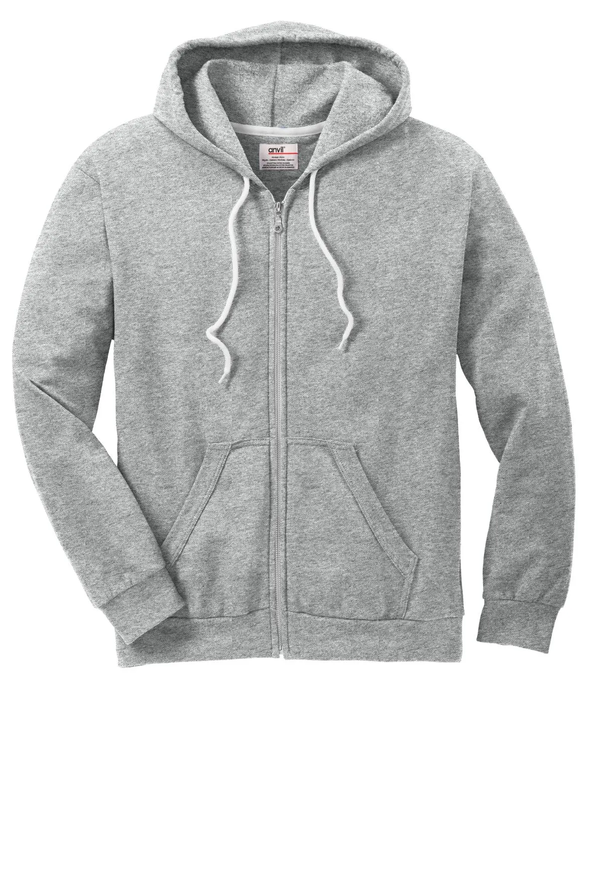 Anvil Full-Zip Hooded Sweatshirt. 71600