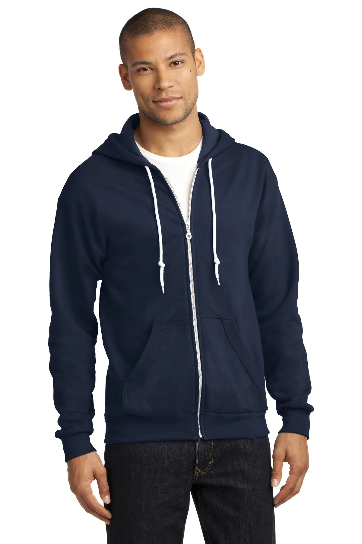 Anvil Full-Zip Hooded Sweatshirt. 71600
