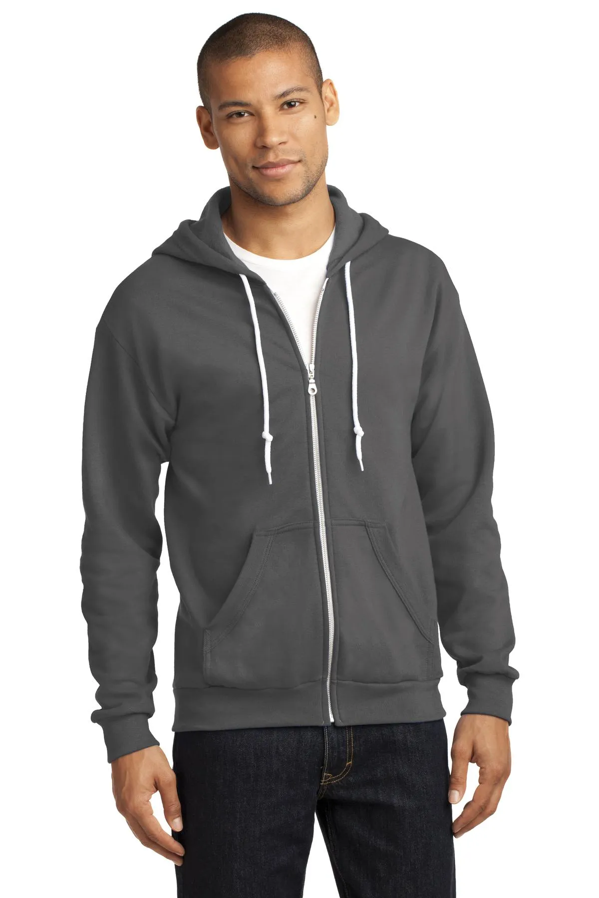 Anvil Full-Zip Hooded Sweatshirt. 71600