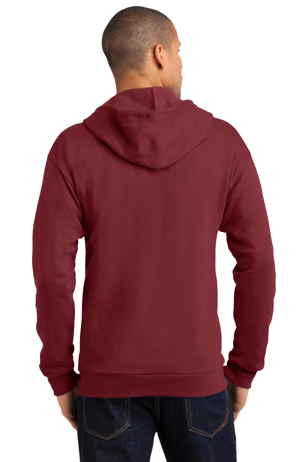 Anvil Full-Zip Hooded Sweatshirt. 71600