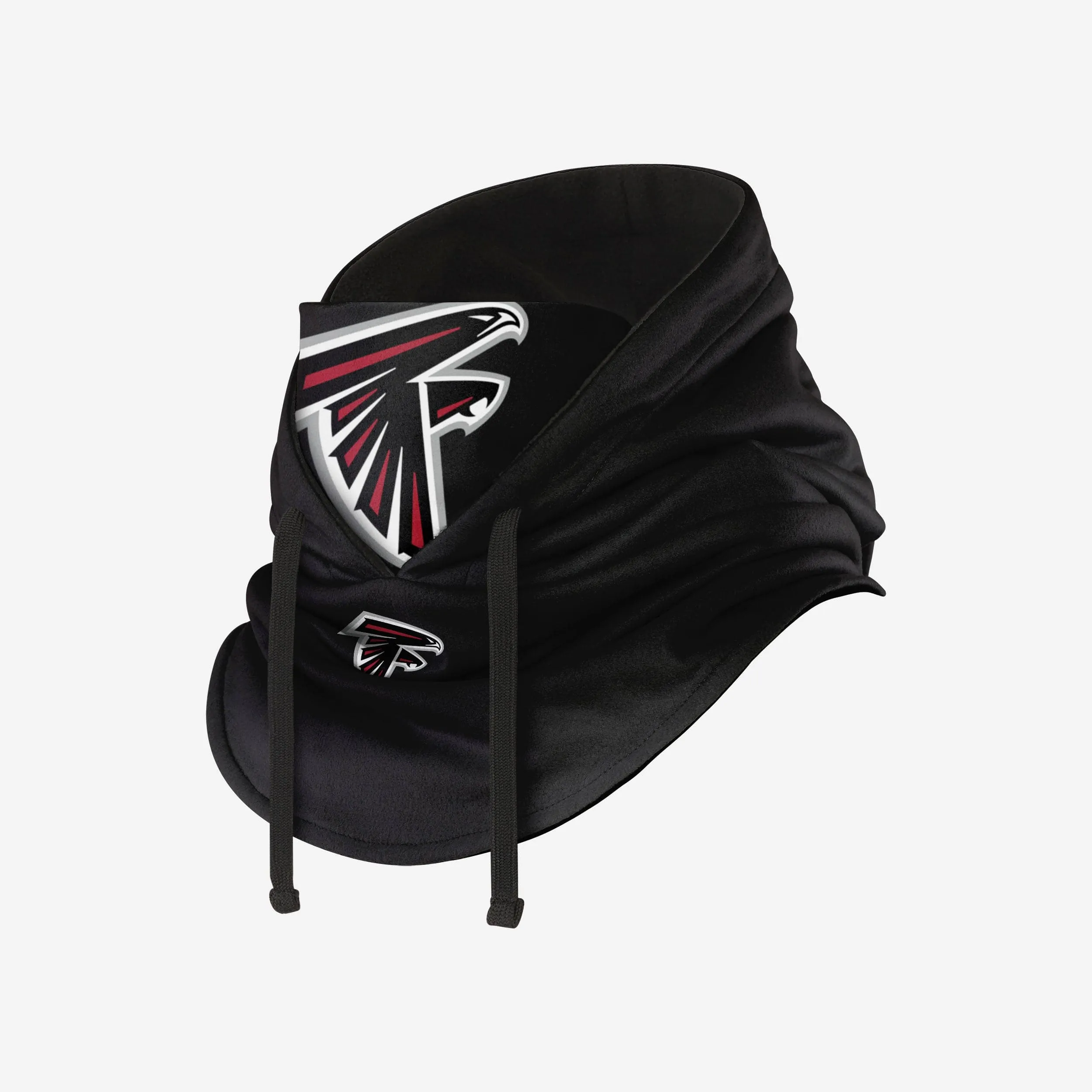 Atlanta Falcons Black Drawstring Hooded Gaiter
