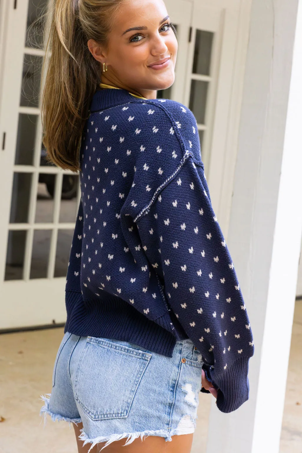 Betsy Sweater - Navy