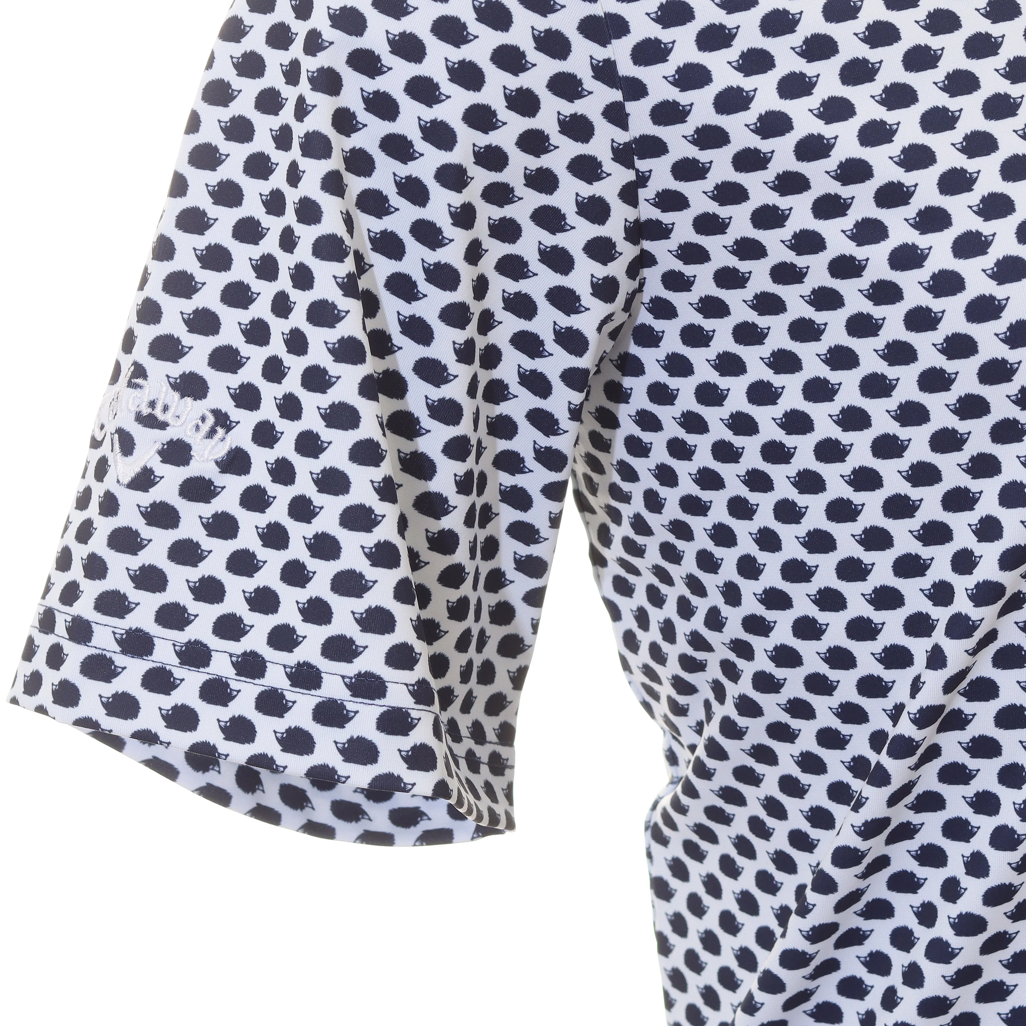 Callaway Golf Hedgehog Print Polo