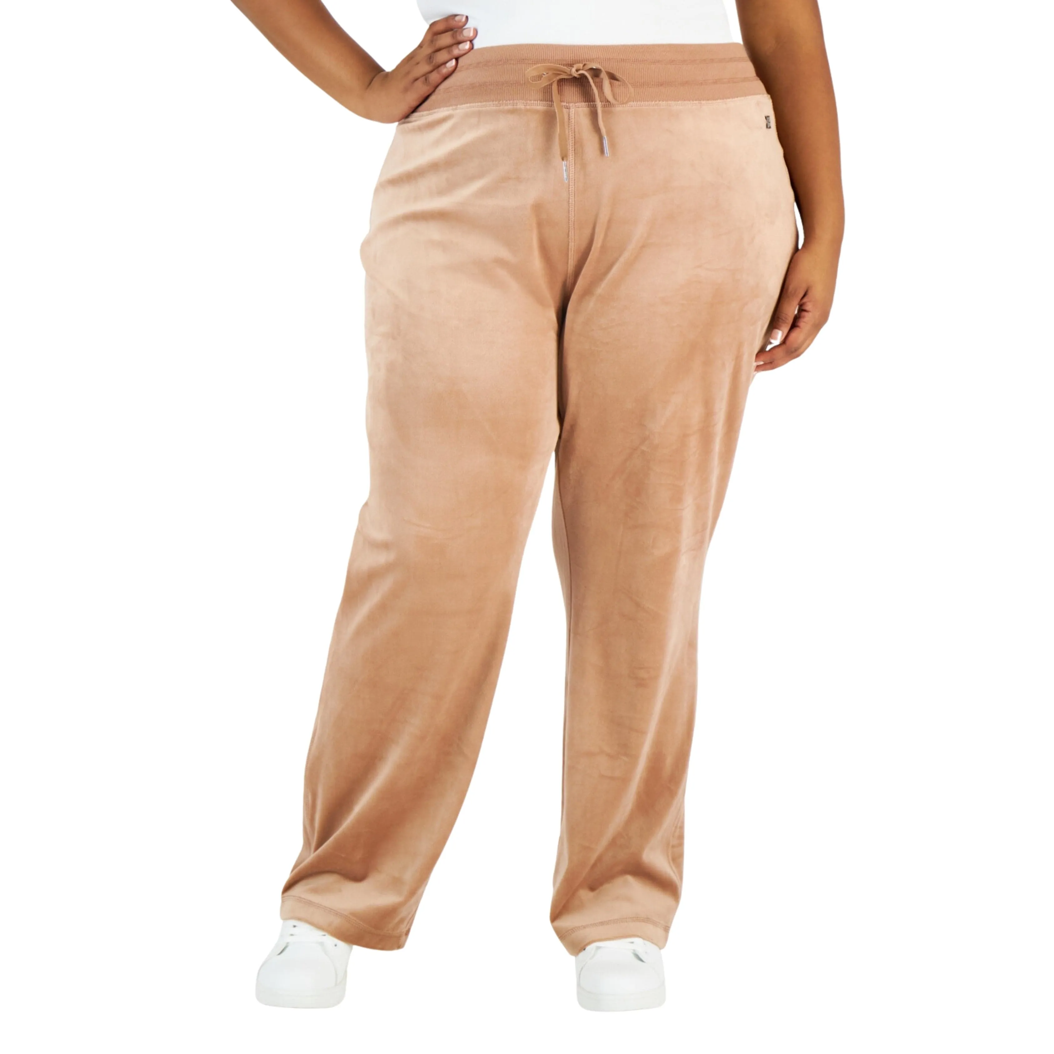 CALVIN KLEIN - Stretch Pull on Wide Leg Sweat Pants