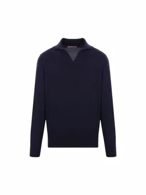 Cashmere Polo Sweater