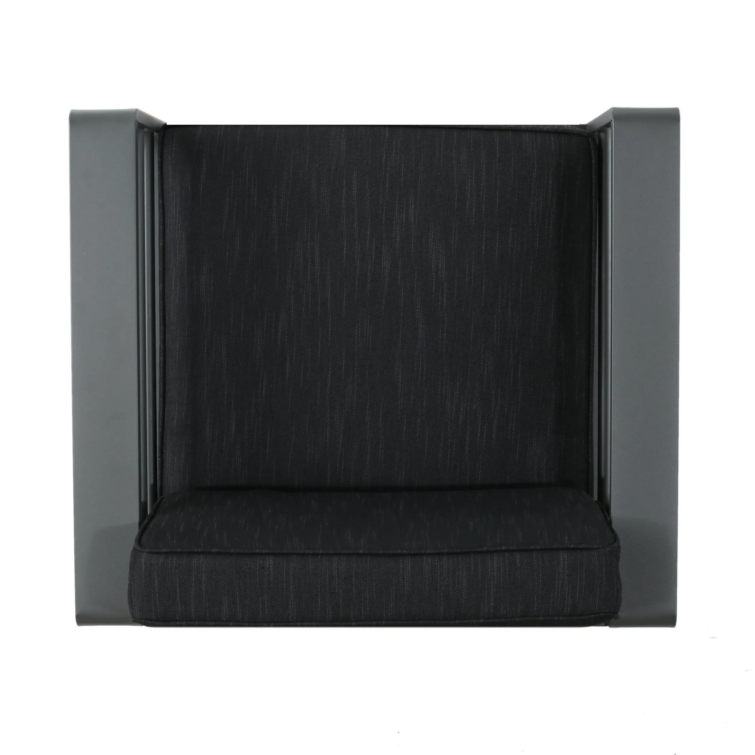 Coral Bay Outdoor Gray Aluminum 7 Piece Sofa Chat Set with Fire Table