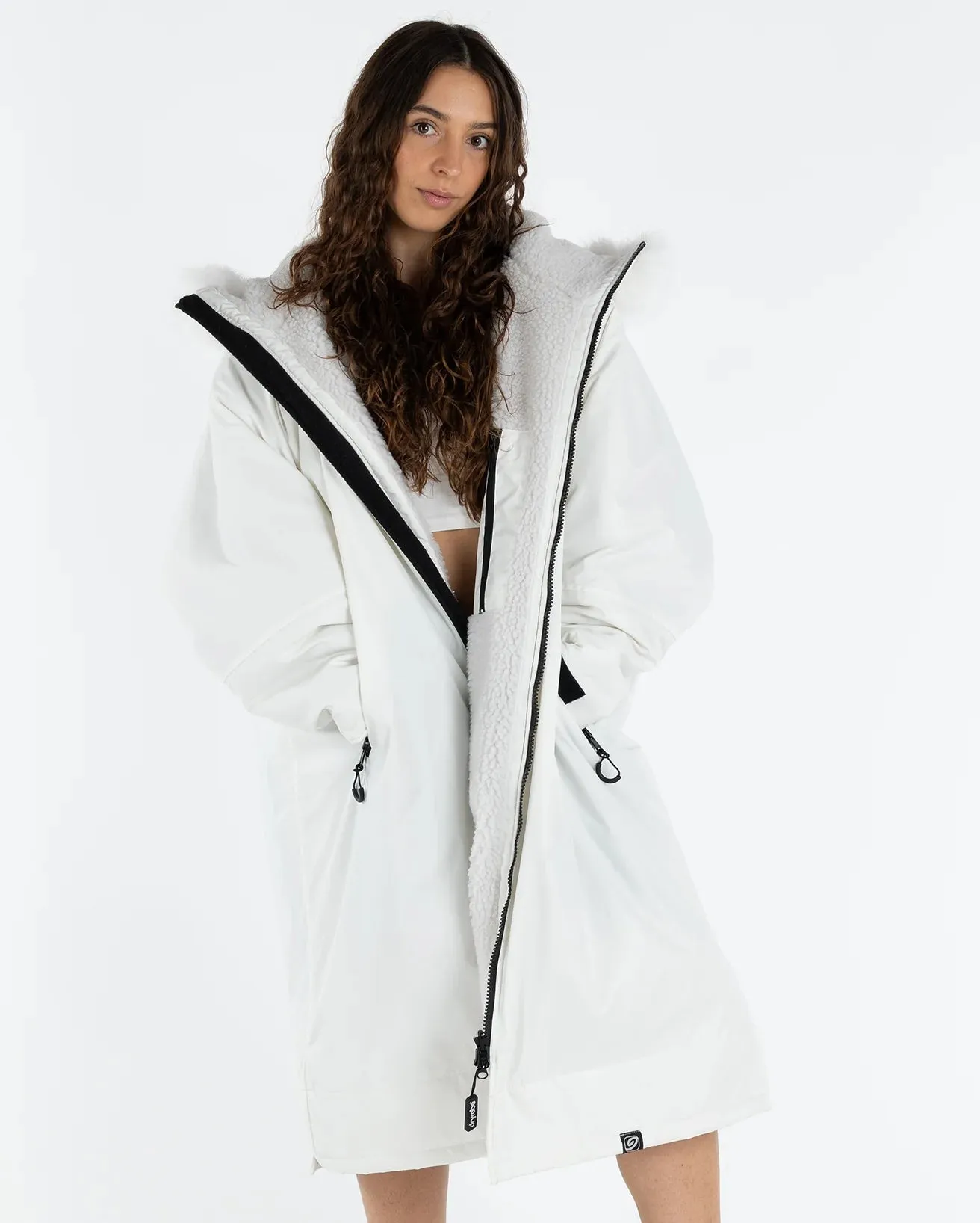 Dryrobe Advance Alpine Range Long Sleeve Change Coat - White