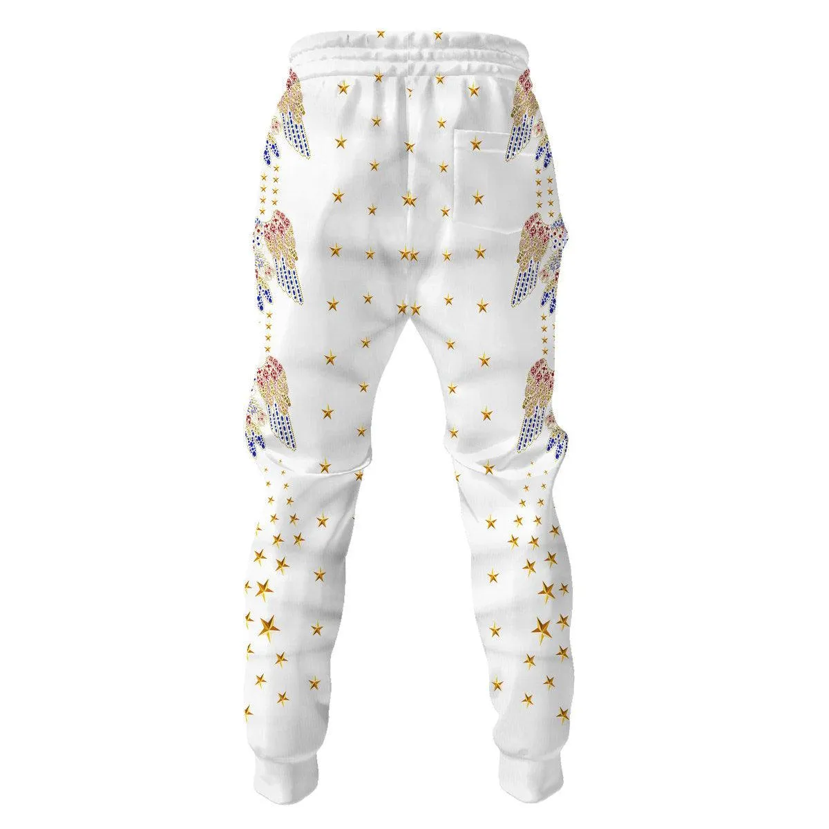 Gearhomie Elvis Presley Costume Hooded Blanket Sweatpants