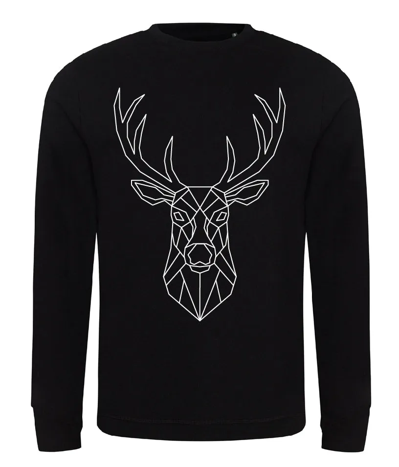 Geo Deer Sweatshirt