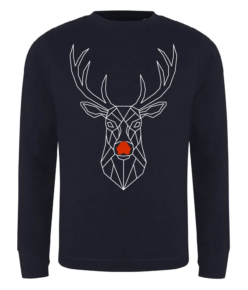 Geo Deer Sweatshirt