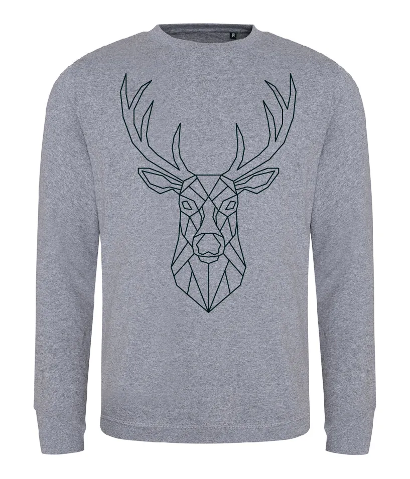 Geo Deer Sweatshirt
