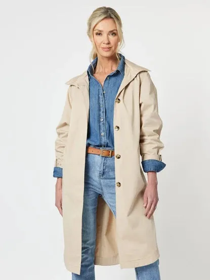 Gordon Smith Rosa Trench Coat Natural | GS42705