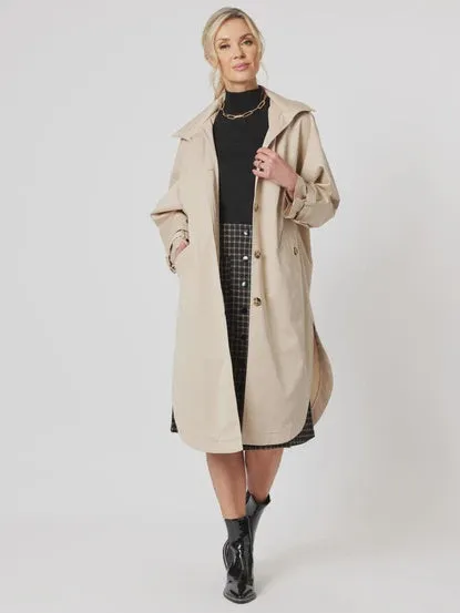 Gordon Smith Rosa Trench Coat Natural | GS42705