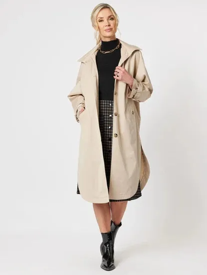 Gordon Smith Rosa Trench Coat Natural | GS42705