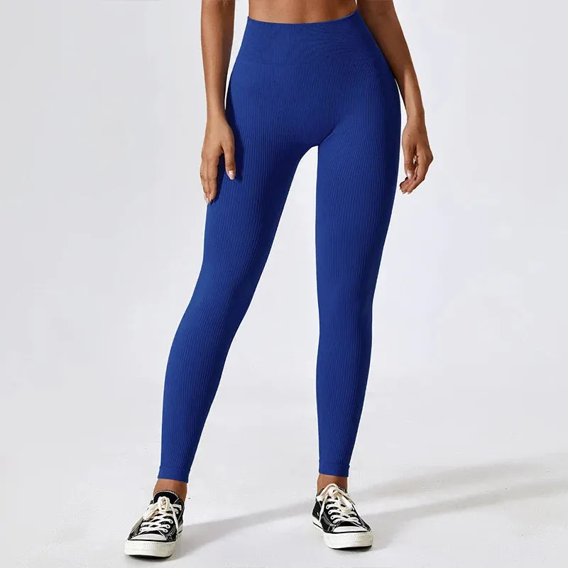 Hearuisavy Breathable Fitness Female Stretch Workout Tights Sports Leggings
