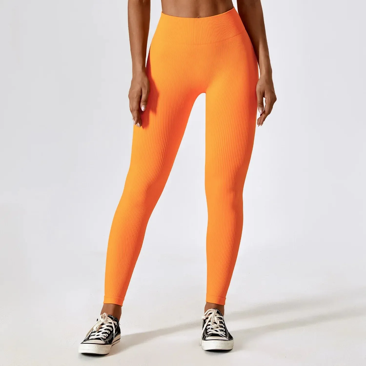 Hearuisavy Breathable Fitness Female Stretch Workout Tights Sports Leggings