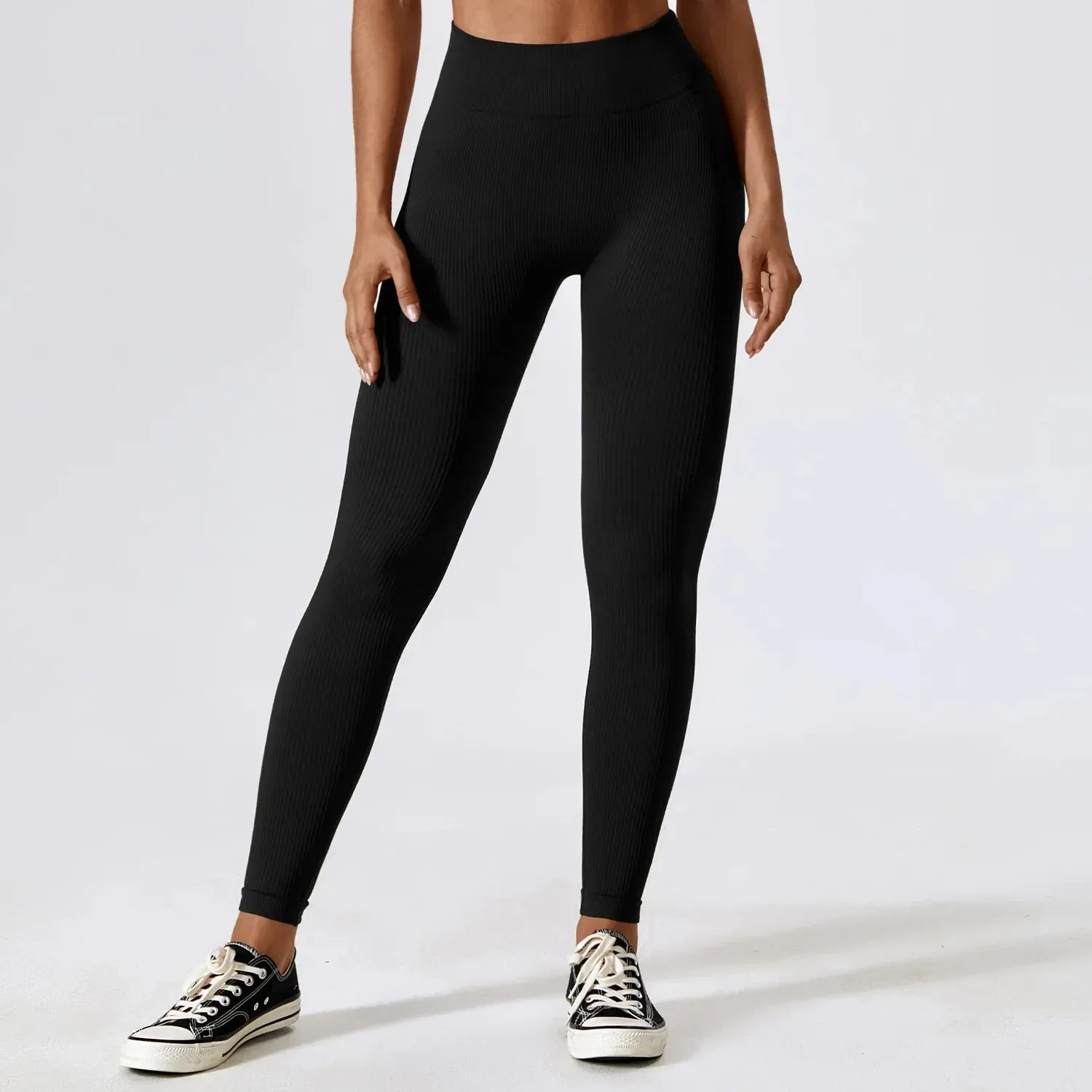 Hearuisavy Breathable Fitness Female Stretch Workout Tights Sports Leggings