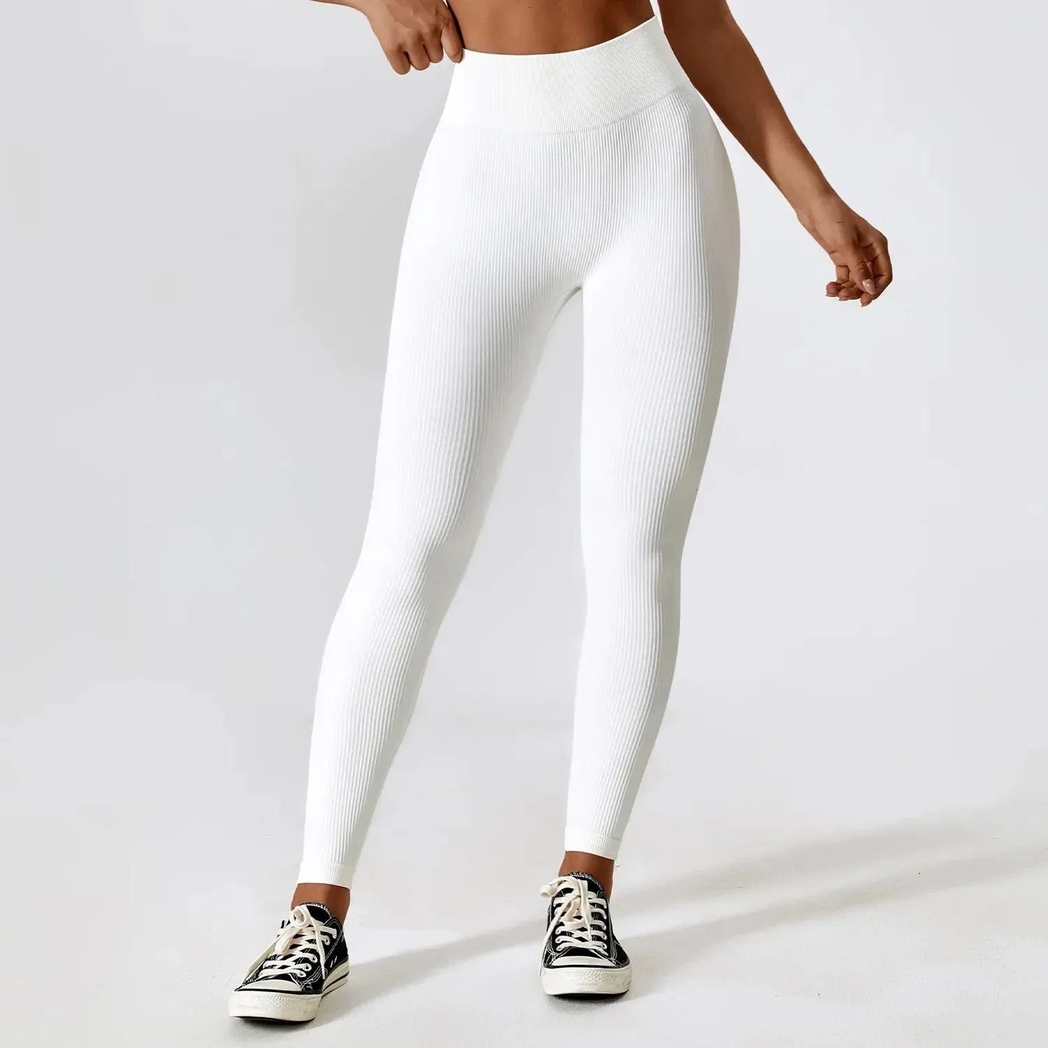 Hearuisavy Breathable Fitness Female Stretch Workout Tights Sports Leggings