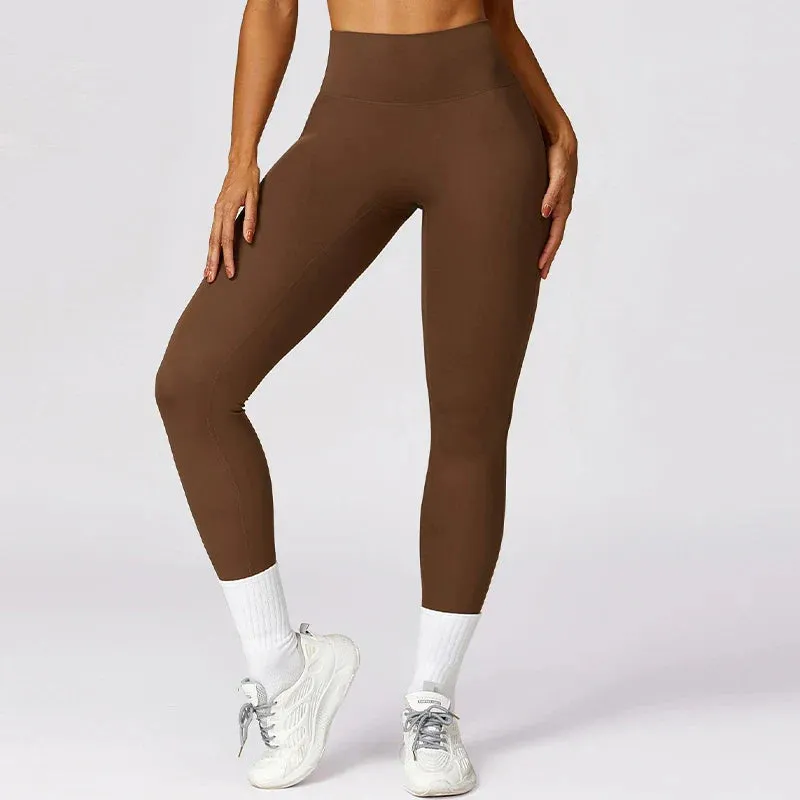 High Waist Breathable Running Tights Women Push Up Gym Train Sports Leggings
