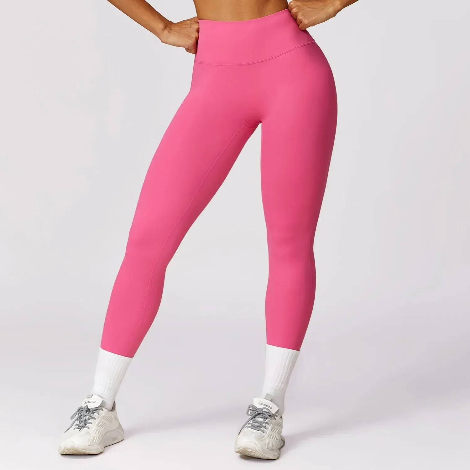 High Waist Breathable Running Tights Women Push Up Gym Train Sports Leggings