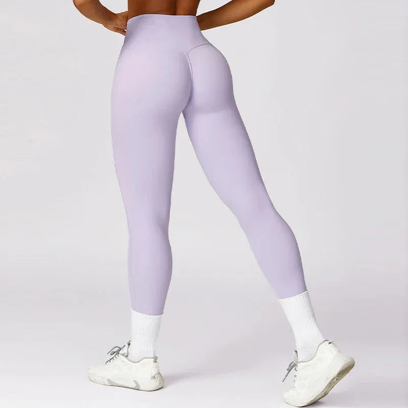 High Waist Breathable Running Tights Women Push Up Gym Train Sports Leggings