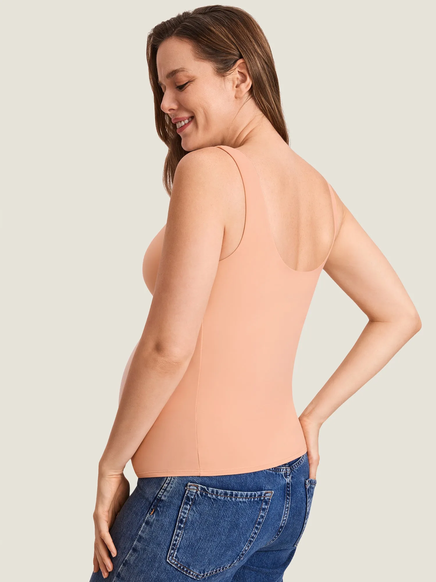 Inbarely® Square Neck Maternity Tank Top