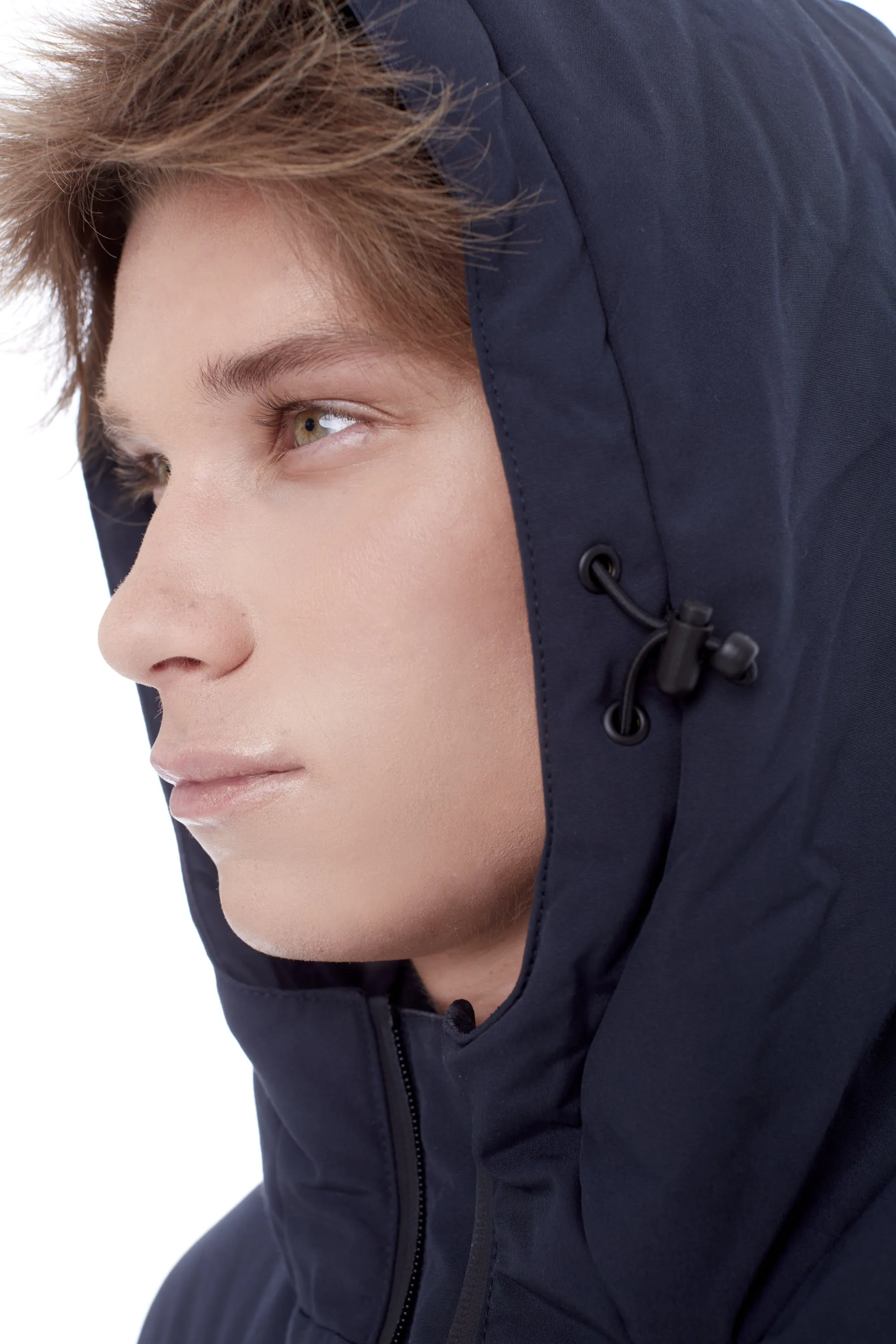 JASPER | MEN'S VEGAN DOWN (RECYCLED) PUFFER COAT, NAVY
