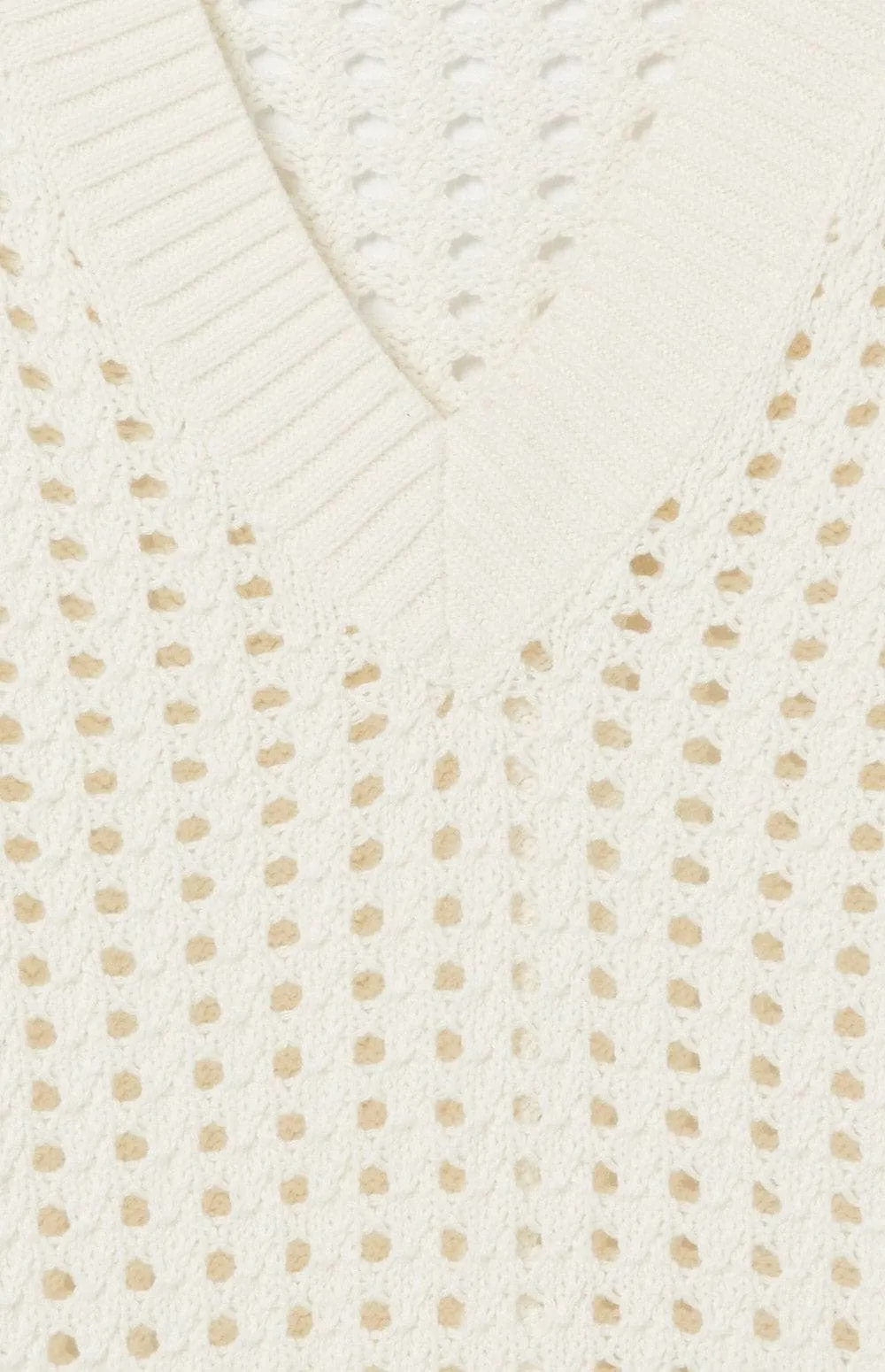 Kinna Cable Knit Sweater | Off White