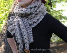 Knit-Look Braided Scarf