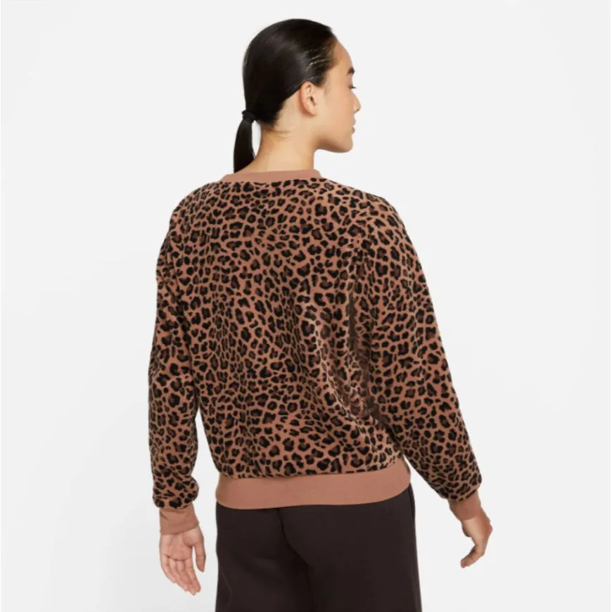 Nike Sportswear Women Lifestyle Sweatshirt Archaeo Brown