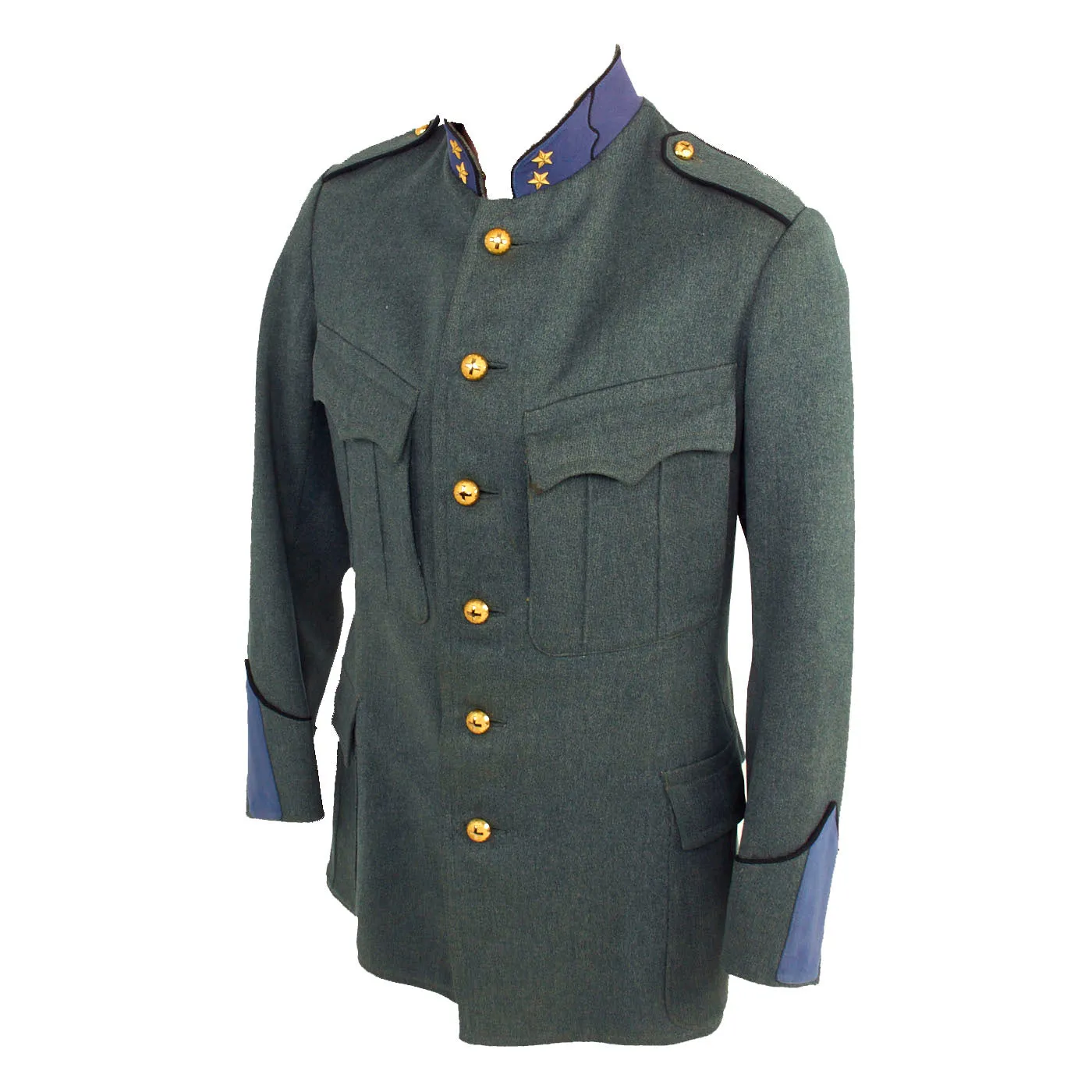 Original Swiss WWII Oberleutnant Dress Tunic