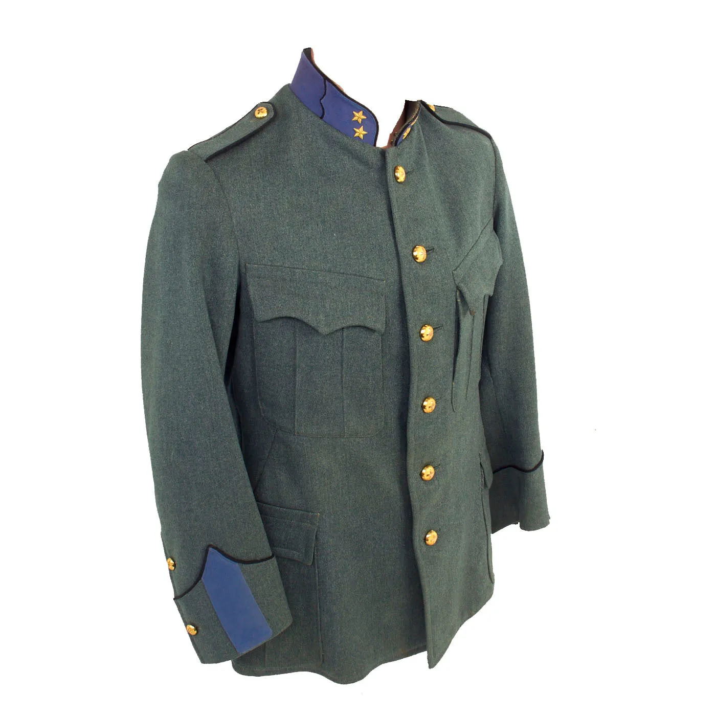 Original Swiss WWII Oberleutnant Dress Tunic