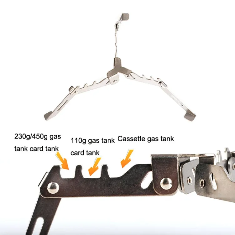 Outdoor Tools Flat Tank Long Tank Stainless Steel Folding Triangular Stable Bracket