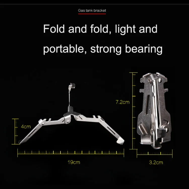 Outdoor Tools Flat Tank Long Tank Stainless Steel Folding Triangular Stable Bracket