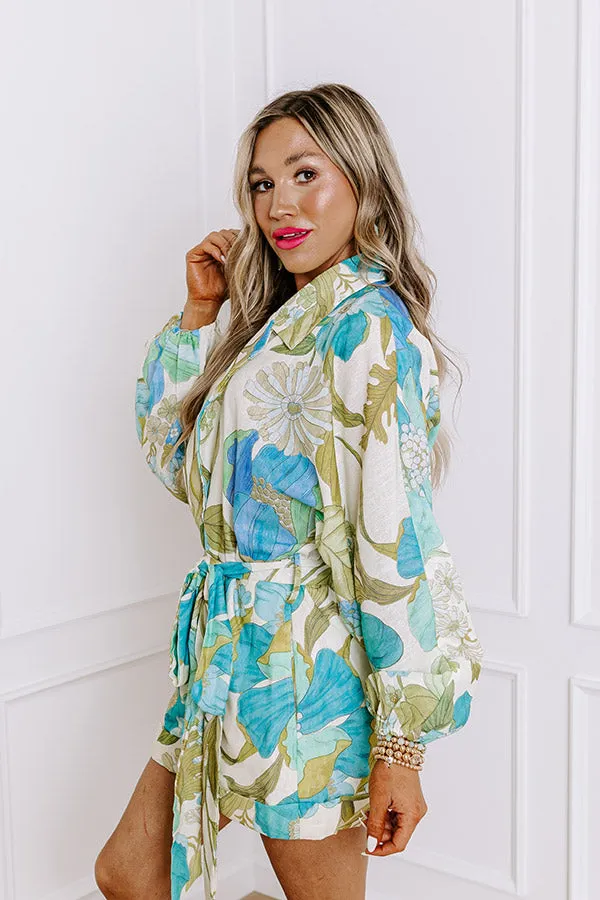 Paradise Blossom Floral Romper
