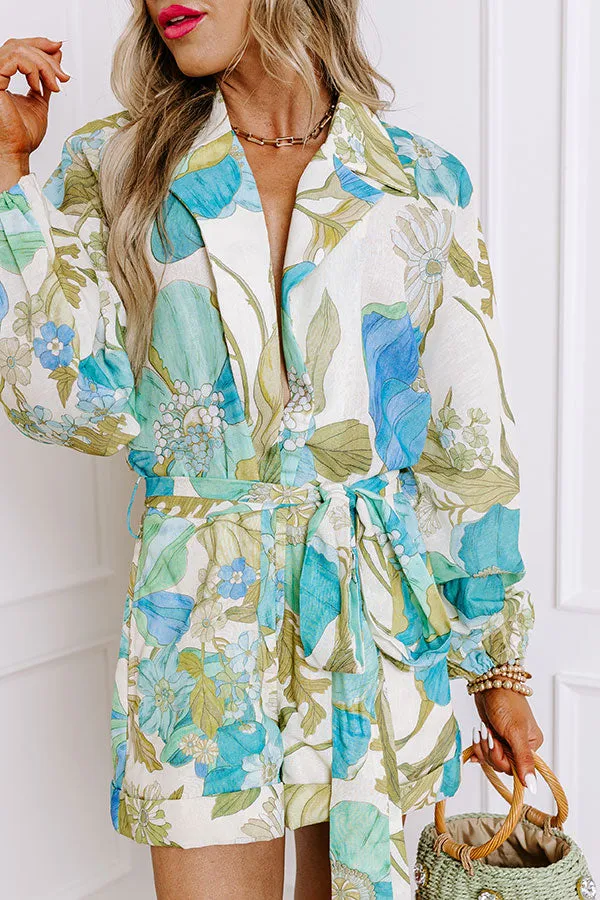 Paradise Blossom Floral Romper