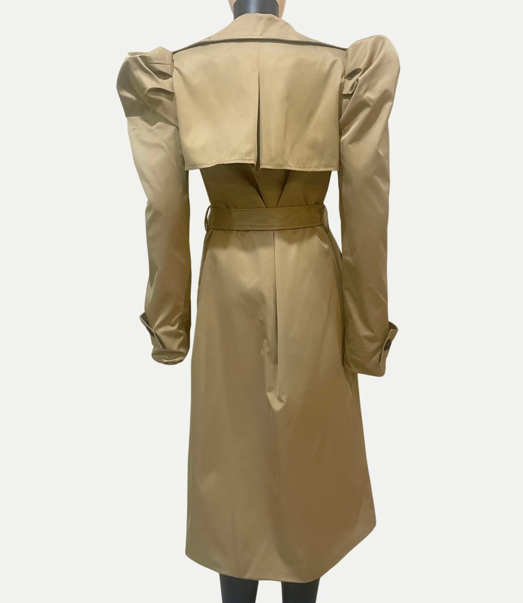 Puff Sleeve Trench