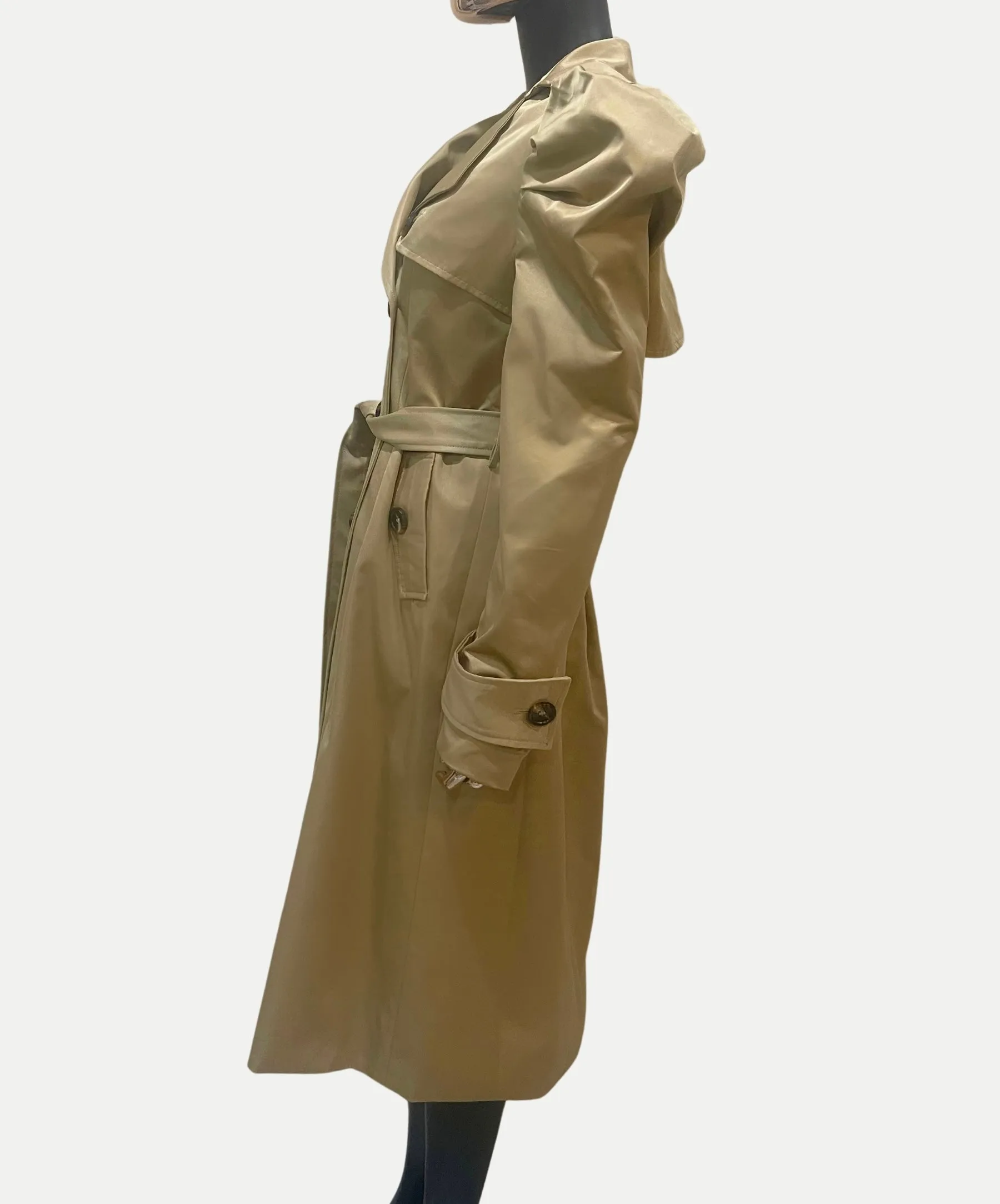 Puff Sleeve Trench