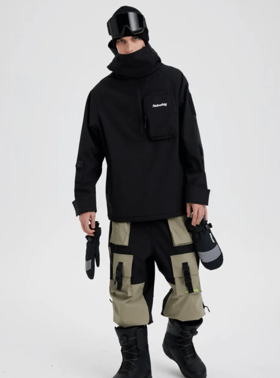 SALE🔥Nobday Unisex Pocket Waterproof Snow Fleece Hoodie