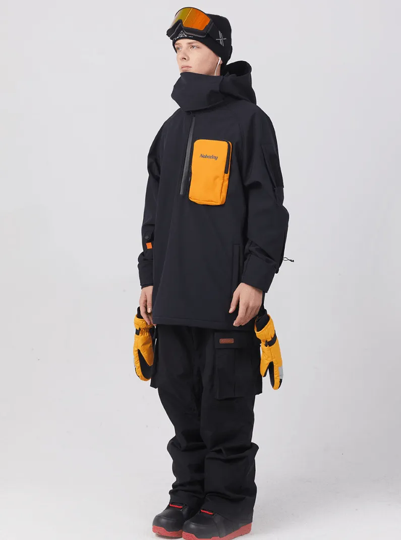 SALE🔥Nobday Unisex Pocket Waterproof Snow Fleece Hoodie
