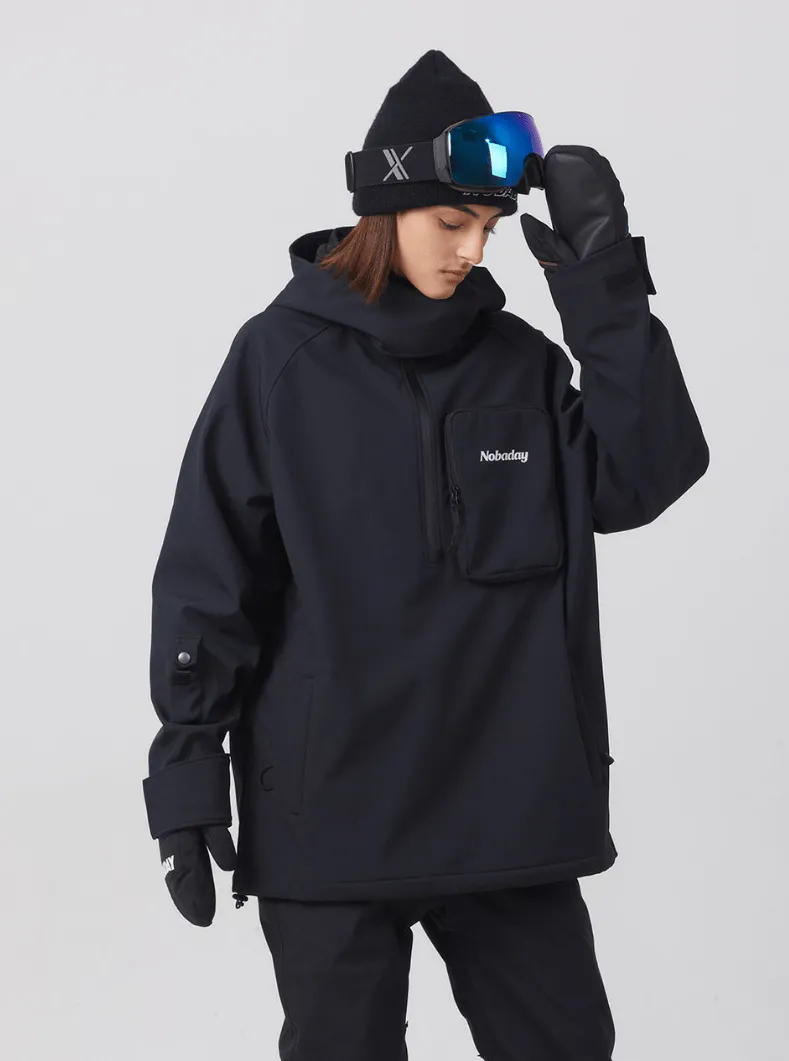 SALE🔥Nobday Unisex Pocket Waterproof Snow Fleece Hoodie