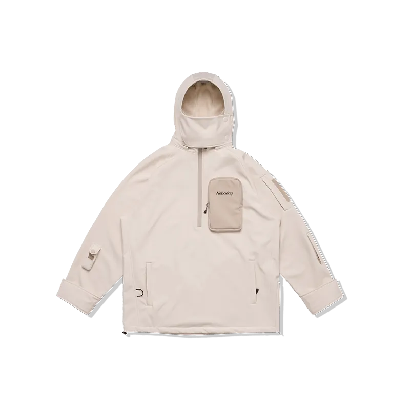 SALE🔥Nobday Unisex Pocket Waterproof Snow Fleece Hoodie