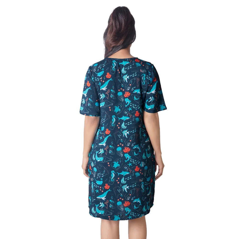 Save the Ocean Tunic Dress [FINAL SALE]