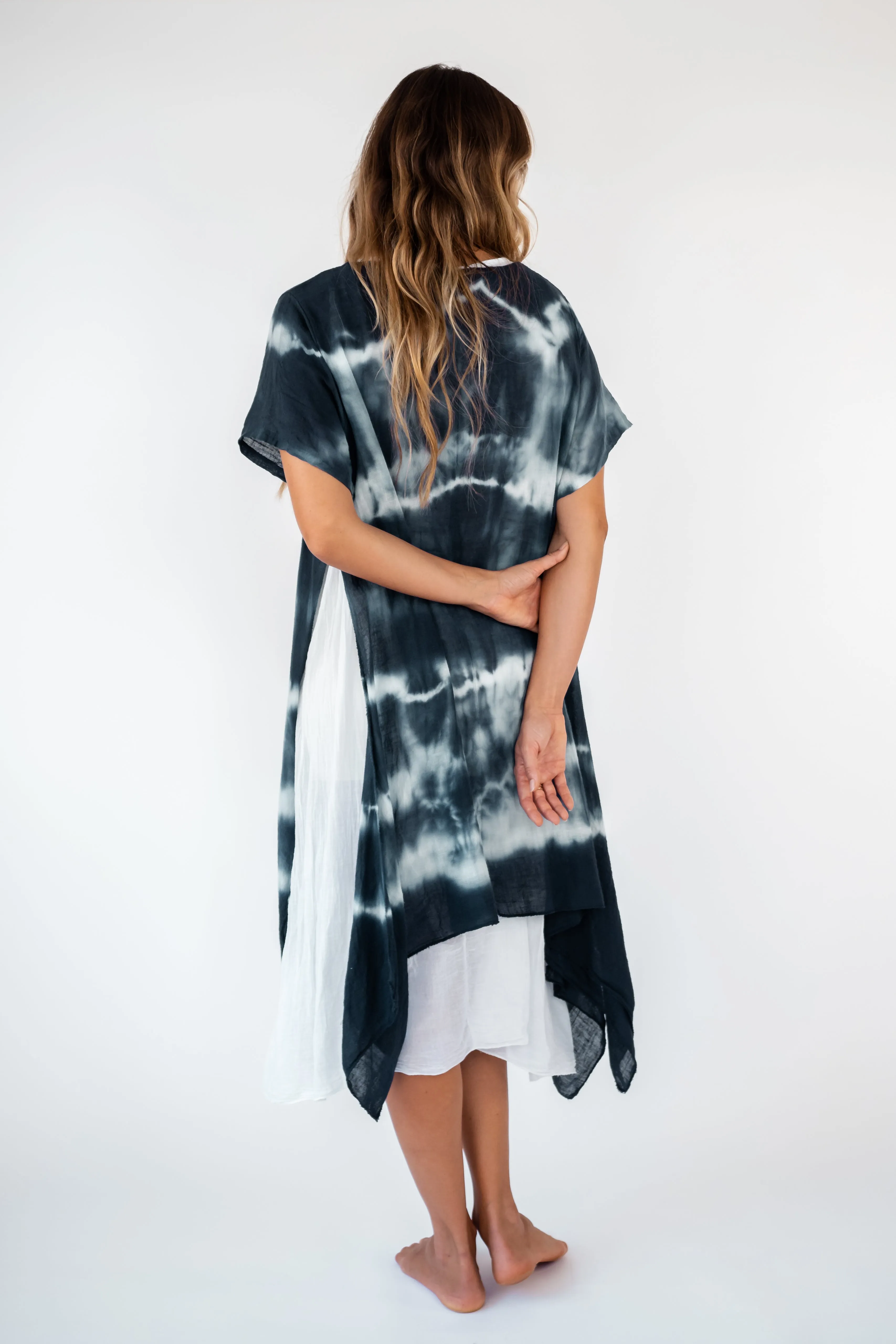 the Kealani Linen/cotton layered Dress