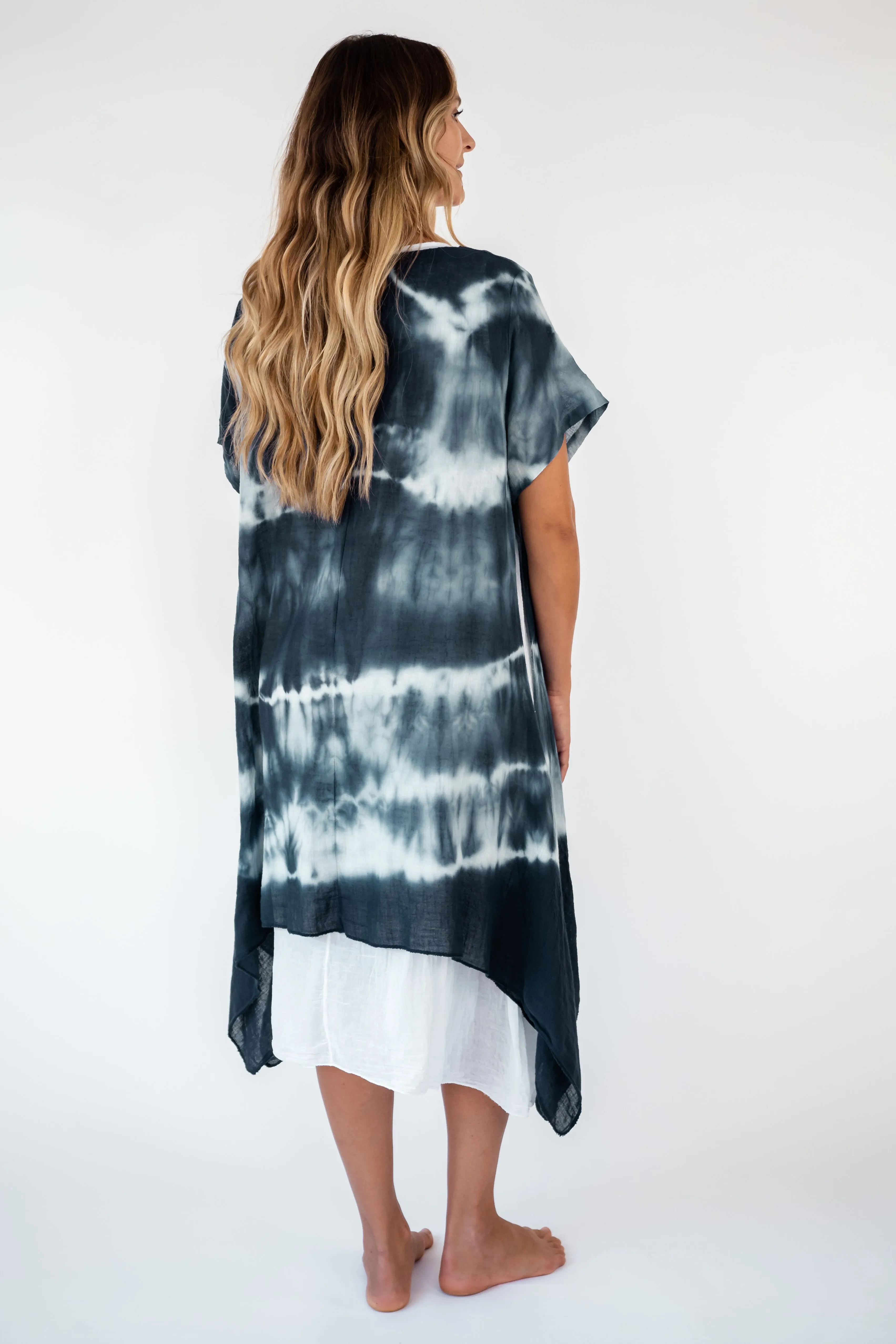 the Kealani Linen/cotton layered Dress