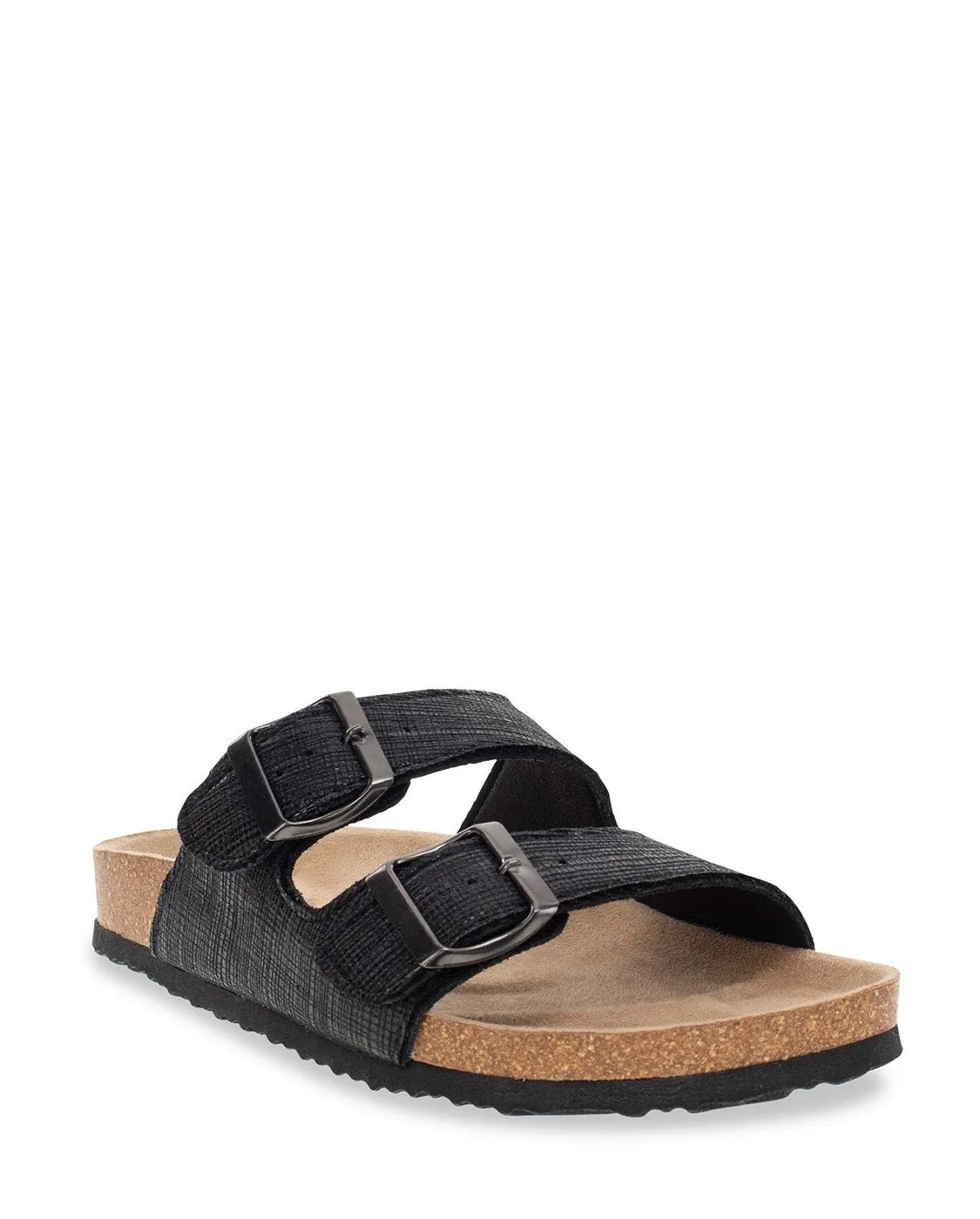Women's Metallic Sophie Slide - Black